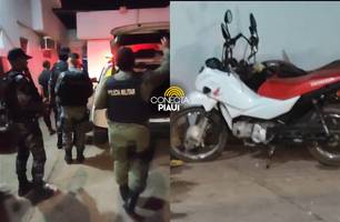 Dupla é presa após roubar motocicleta em Teresina com arma caseira (Foto: Repórter 12/Conecta Piauí)