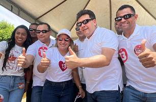 Em caminhada, Pauliana e governador reúnem centenas de pessoas em Socorro do Piauí (Foto: James Rodrigues/Conecta Piauí) Em caminhada, Pauliana e governador reúnem centenas de pessoas em Socorro do Piauí (Foto: James Rodrigues/Conecta Piauí)