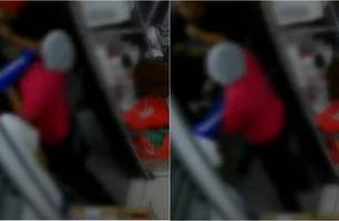 Entregador por app agride funcionária após discussão por pedido em São Paulo (Foto: Reprodução)