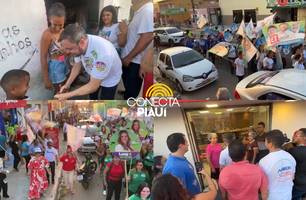 Fábio Novo realiza caminhada do 13 no bairro Alto da Ressureição, em Teresina (Foto: Conecta Piauí) Fábio Novo realiza caminhada do 13 no bairro Alto da Ressureição, em Teresina (Foto: Conecta Piauí)