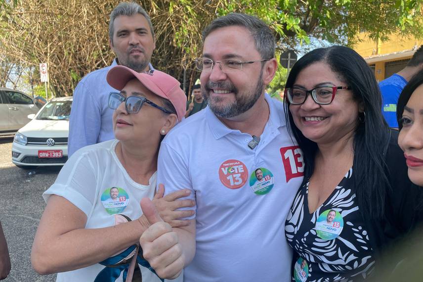Fábio Novo visita Mercado do Mafuá ao lado de Rafael Fonteles Fábio Novo visita Mercado do Mafuá ao lado de Rafael Fonteles