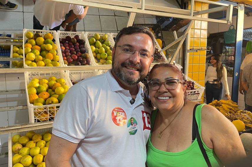 Fábio Novo visita Mercado do Mafuá ao lado de Rafael Fonteles Fábio Novo visita Mercado do Mafuá ao lado de Rafael Fonteles