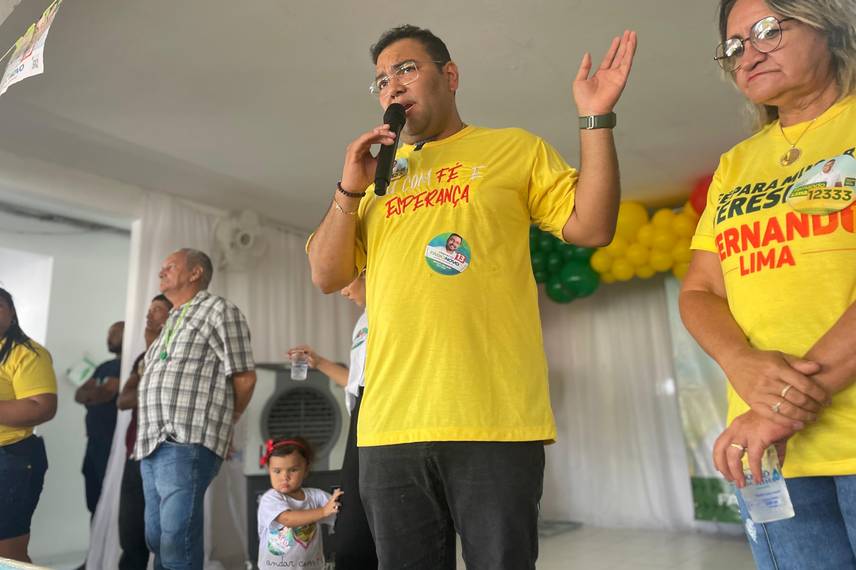 Fernando Lima reúne multidão em grande encontro com a zona Sul Fernando Lima reúne multidão em grande encontro com a zona Sul