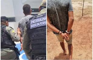 Homem é preso após agredir companheira em Nossa Senhora de Nazaré (PI) (Foto: Reprodução) Homem é preso após agredir companheira em Nossa Senhora de Nazaré (PI) (Foto: Reprodução)