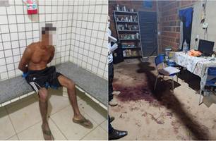 Homem foi preso em flagrante por assassinar companheira (Foto: Reprodução) Homem foi preso em flagrante por assassinar companheira (Foto: Reprodução)