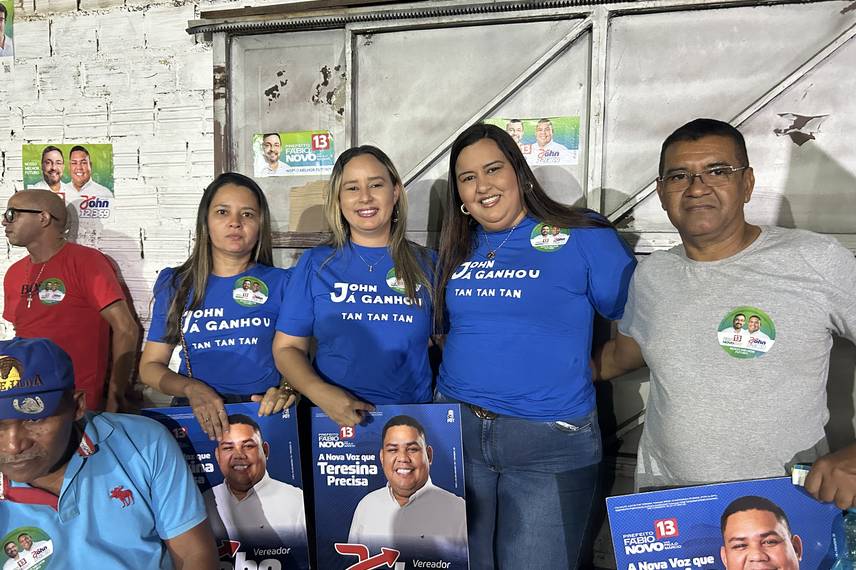 John Wallace reúne centenas de pessoas com o apoio de Fábio Novo em Teresina