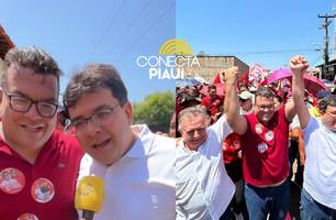 Saulo Trajano realizou ato político ao lado de Rafael Fonteles em Passagem Franca (Foto: Conecta Piauí) Saulo Trajano realizou ato político ao lado de Rafael Fonteles em Passagem Franca (Foto: Conecta Piauí)