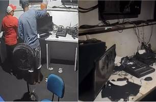 TV Cidade foi vítima de incêndio criminoso (Foto: Reprodução) TV Cidade foi vítima de incêndio criminoso (Foto: Reprodução)