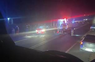 Vítima foi encaminhada ao hospital em estado grave (Foto: Reprodução) Vítima foi encaminhada ao hospital em estado grave (Foto: Reprodução)