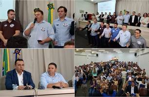 Admaelton Bezerra é eleito presidente da APPM após consenso de prefeitos (Foto: James Rodrigues / Conecta Piauí) Admaelton Bezerra é eleito presidente da APPM após consenso de prefeitos (Foto: James Rodrigues / Conecta Piauí)