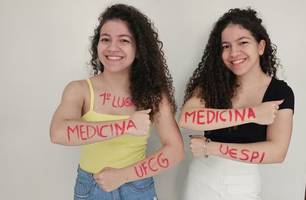 Ana Caroline Silva de Queiroz e Ana Luiza Silva de Queiroz (Foto: Reprodução)