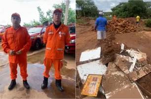 Bombeiros seguem em Picos após chuvas e alagamentos, auxiliando famílias afetadas (Foto: Reprodução) Bombeiros seguem em Picos após chuvas e alagamentos, auxiliando famílias afetadas (Foto: Reprodução)