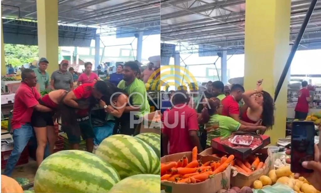 Briga entre mulheres é registrada na Nova Ceasa de Teresina após suposta traição