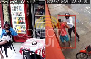 Dupla assalta padaria e come pão durante crime na zona Norte de Teresina (Foto: Reprodução) Dupla assalta padaria e come pão durante crime na zona Norte de Teresina (Foto: Reprodução)