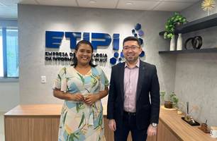 Etipi e Prefeitura de Lagoa do Piauí alinham ações de transformação digital (Foto: Stefany Monteiro/Etipi)