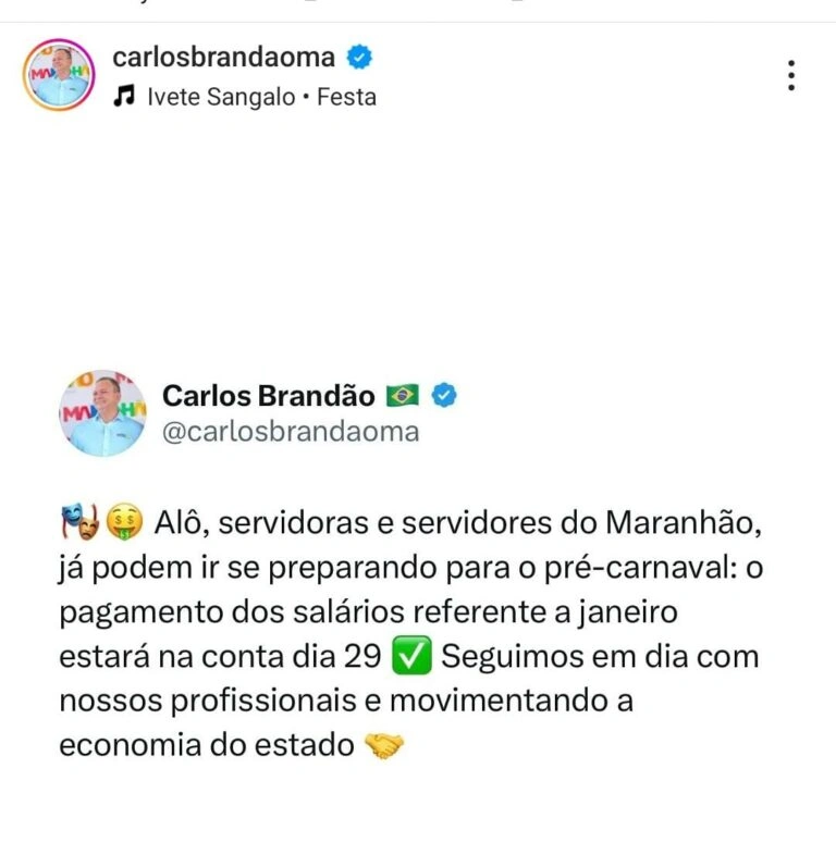 Governador Brandão vai antecipar o pagamento dos servidores mais uma vez