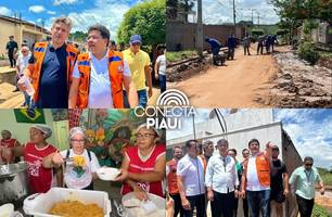 Governador visita cozinha solitária e obras de prevenção de alagamentos em Picos (Foto: Conecta Piauí) Governador visita cozinha solitária e obras de prevenção de alagamentos em Picos (Foto: Conecta Piauí)