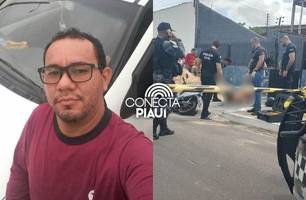 Homem é morto a tiros após deixar filha em igreja evangélica em Parnaíba (Foto: Luzia Paula/Conecta Piauí) Homem é morto a tiros após deixar filha em igreja evangélica em Parnaíba (Foto: Luzia Paula/Conecta Piauí)