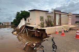 Impacto das chuvas em Picos (Foto: Conecta Piauí)