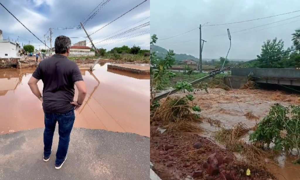 Impacto das chuvas em Picos