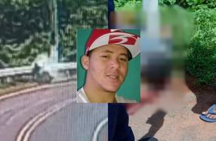 Jovem perde controle da motocicleta e colide com mureta de proteção em Barras (Foto: Reprodução)