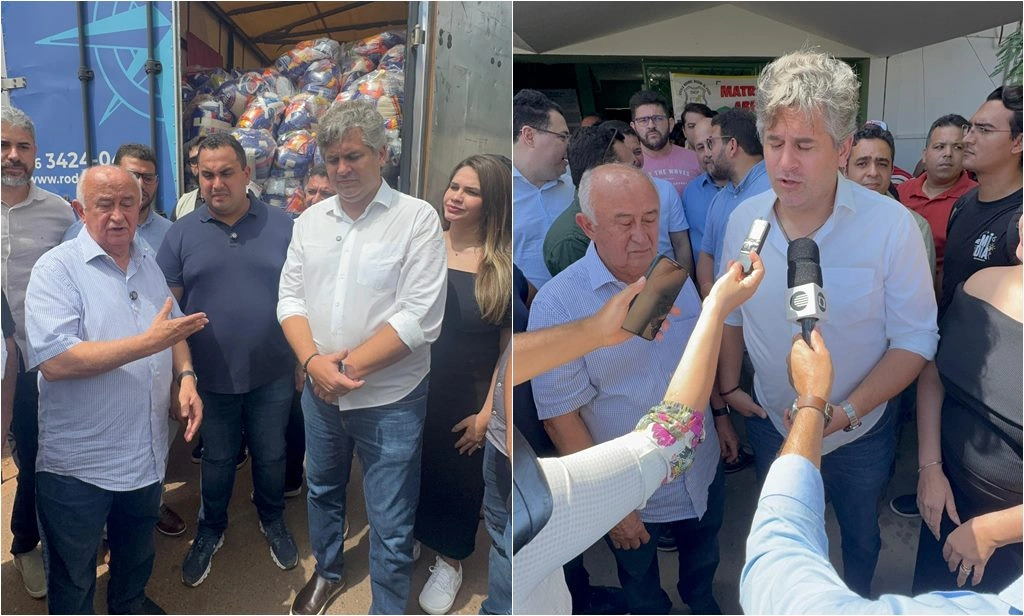 Júlio César entrega 100 toneladas de alimentos para famílias de Picos