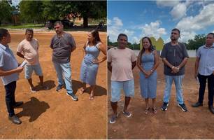 Karyne do Rodrigão anuncia construção de praça na localidade Sambaibinha (Foto: Reprodução) Karyne do Rodrigão anuncia construção de praça na localidade Sambaibinha (Foto: Reprodução)