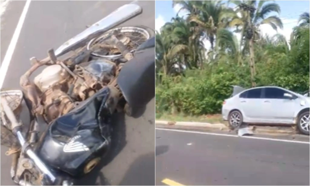 Motociclista morre na PI-113 após colidir contra carro em José de Freitas