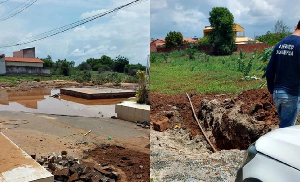 Picos: Agespisa recupera trechos do sistema de abastecimento afetados pela chuvas