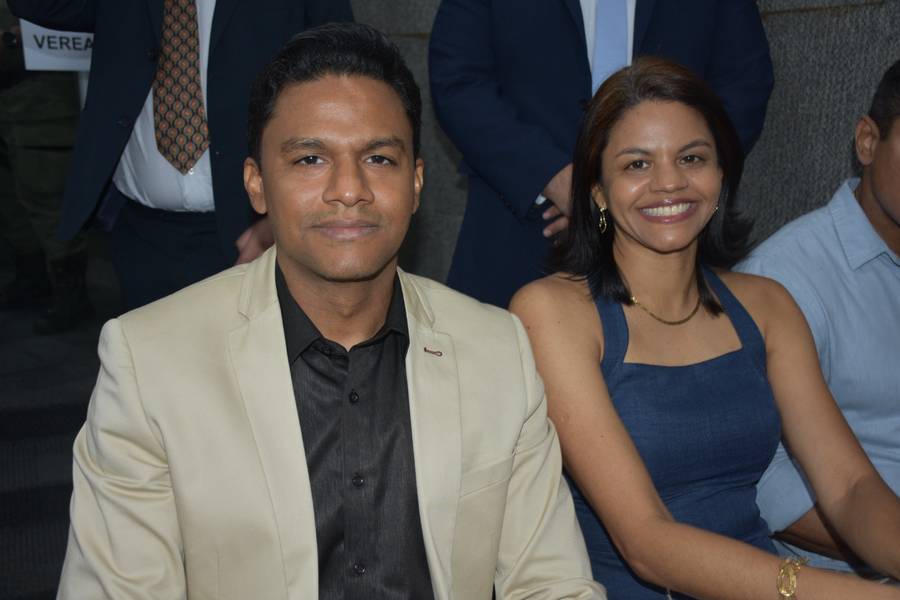 Posse dos vereadores Samantha Cavalca e Pedro Alcântara