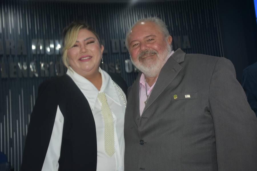 Posse dos vereadores Samantha Cavalca e Pedro Alcântara