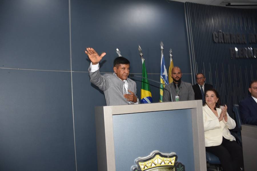 Posse dos vereadores Samantha Cavalca e Pedro Alcântara