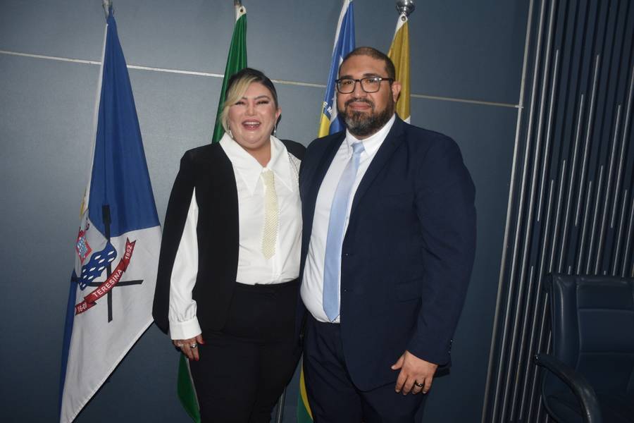 Posse dos vereadores Samantha Cavalca e Pedro Alcântara