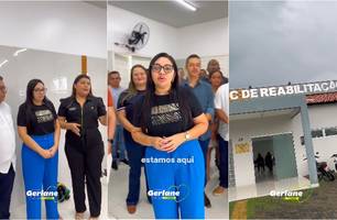 Prefeita Gerlane Cabral anuncia melhorias no Centro de Fisioterapia de São Gonçalo do Piauí (Foto: Reprodução) Prefeita Gerlane Cabral anuncia melhorias no Centro de Fisioterapia de São Gonçalo do Piauí (Foto: Reprodução)