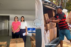 São Gonçalo do Piauí: Prefeita Gerlane Cabral reforça saúde com novos medicamentos (Foto: Reprodução) São Gonçalo do Piauí: Prefeita Gerlane Cabral reforça saúde com novos medicamentos (Foto: Reprodução)