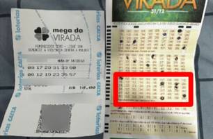 SP: Mulher afirma ter acertado Mega da Virada e que lotérica não registrou aposta (Foto: Reprodução)