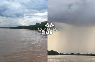 Teresina registra aumento no nível da água dos rios Poti e Parnaíba; confira (Foto: Repórter 12/Conecta Piauí) Teresina registra aumento no nível da água dos rios Poti e Parnaíba; confira (Foto: Repórter 12/Conecta Piauí)
