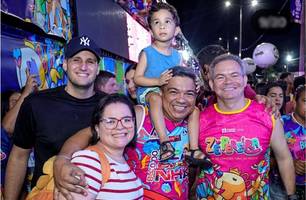 A sintonia do prefeito Rafael com Orleans Brandão no Zé Pereira de Timon (Foto: Reprodução)