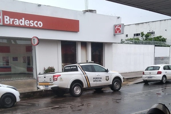 Agência do Bradesco de Timon volta a ser atacada por ladrões na madrugada
