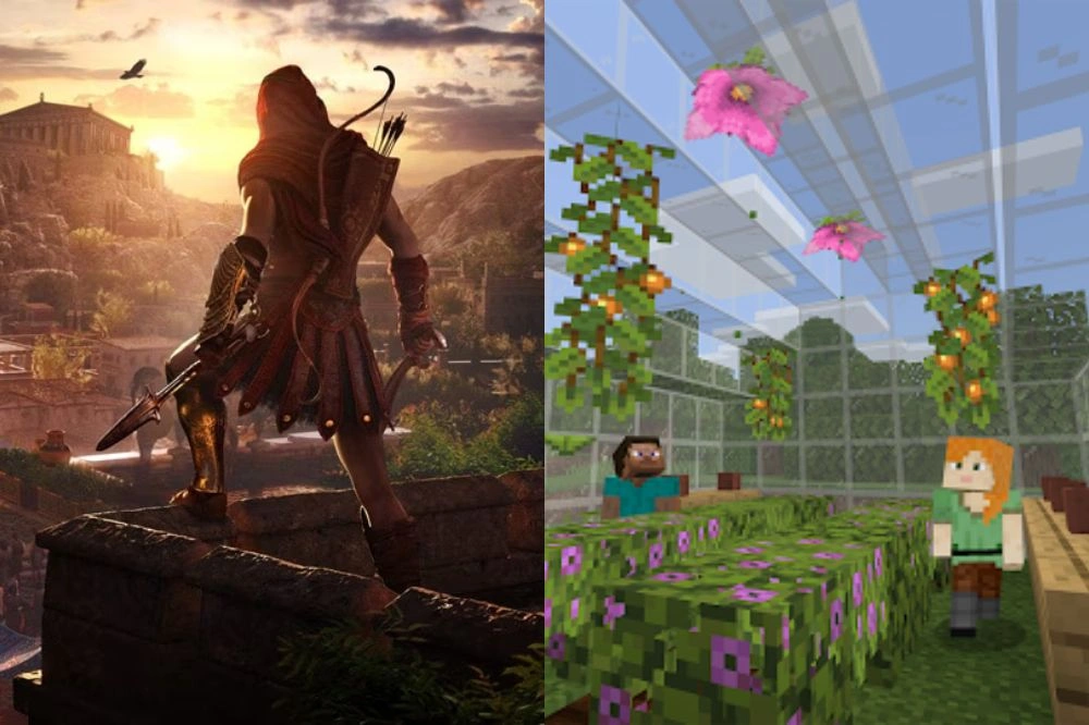 Assassins Creed e Minecraft