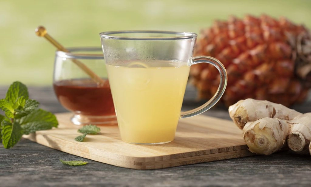 Chá de casca de Abacaxi