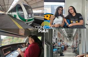 Com tarifa zero, metrô de Teresina atrai mais passageiros em busca de transporte eficiente (Foto: Pedro Melo / Conecta Piauí) Com tarifa zero, metrô de Teresina atrai mais passageiros em busca de transporte eficiente (Foto: Pedro Melo / Conecta Piauí)