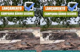 Esperantina lança campanha Banho Seguro para prevenir acidentes em rios e açudes (Foto: Reprodução) Esperantina lança campanha Banho Seguro para prevenir acidentes em rios e açudes (Foto: Reprodução)
