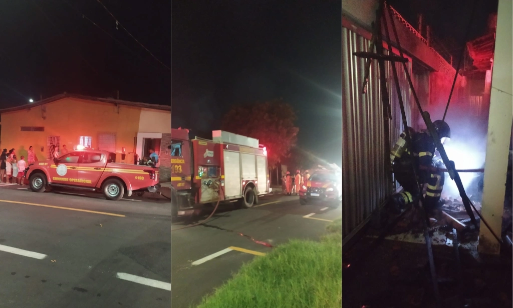 Forte incêndio atinge casa e deixa cachorro morto na zona Norte de Teresina