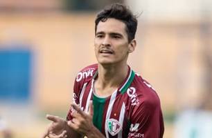 Gabriel Vieira, meia do Fluminense-PI (Foto: Weslley Douglas)