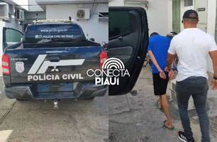 Homem com mandado de prisão por assalto é preso na zona Norte de Teresina (Foto: Repórter 12/Conecta Piauí) Homem com mandado de prisão por assalto é preso na zona Norte de Teresina (Foto: Repórter 12/Conecta Piauí)