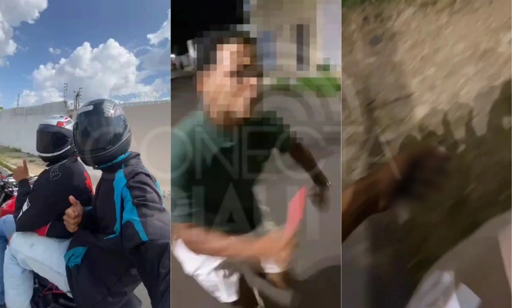 Homem usa faca para reagir a pegadinha de falso assalto de dupla em Teresina