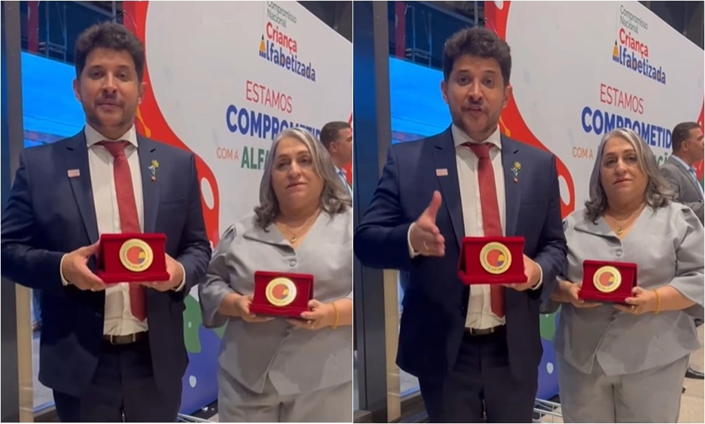 Hugo Napoleão recebe Selo Ouro por desempenho na alfabetização infantil