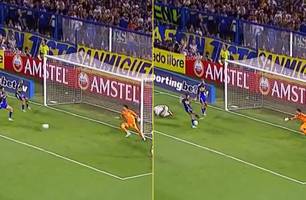 Jornal Olé, da Argentina, detona Cavani após perder gol em eliminação do Boca (Foto: Reprodução) Jornal Olé, da Argentina, detona Cavani após perder gol em eliminação do Boca (Foto: Reprodução)