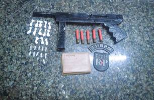 Material apreendido (Foto: Ascom PM Timon)